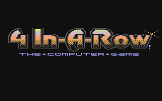 4 In-A-Row - The Computer Game Title Screen
